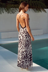 MONET CROSS BACK MAXI DRESS - GIANA WHITE