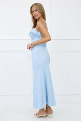 The Icon Issue Maxi Dress Blue