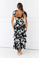 Featherlight Beauty Maxi Dress Black